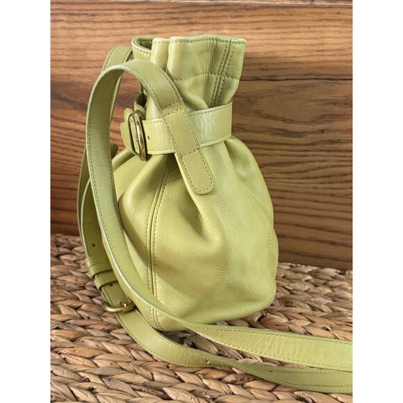 Like NEW EXCELLENT Coach Vintage Bucket Bag – Green Leather - Picture 8 of 11